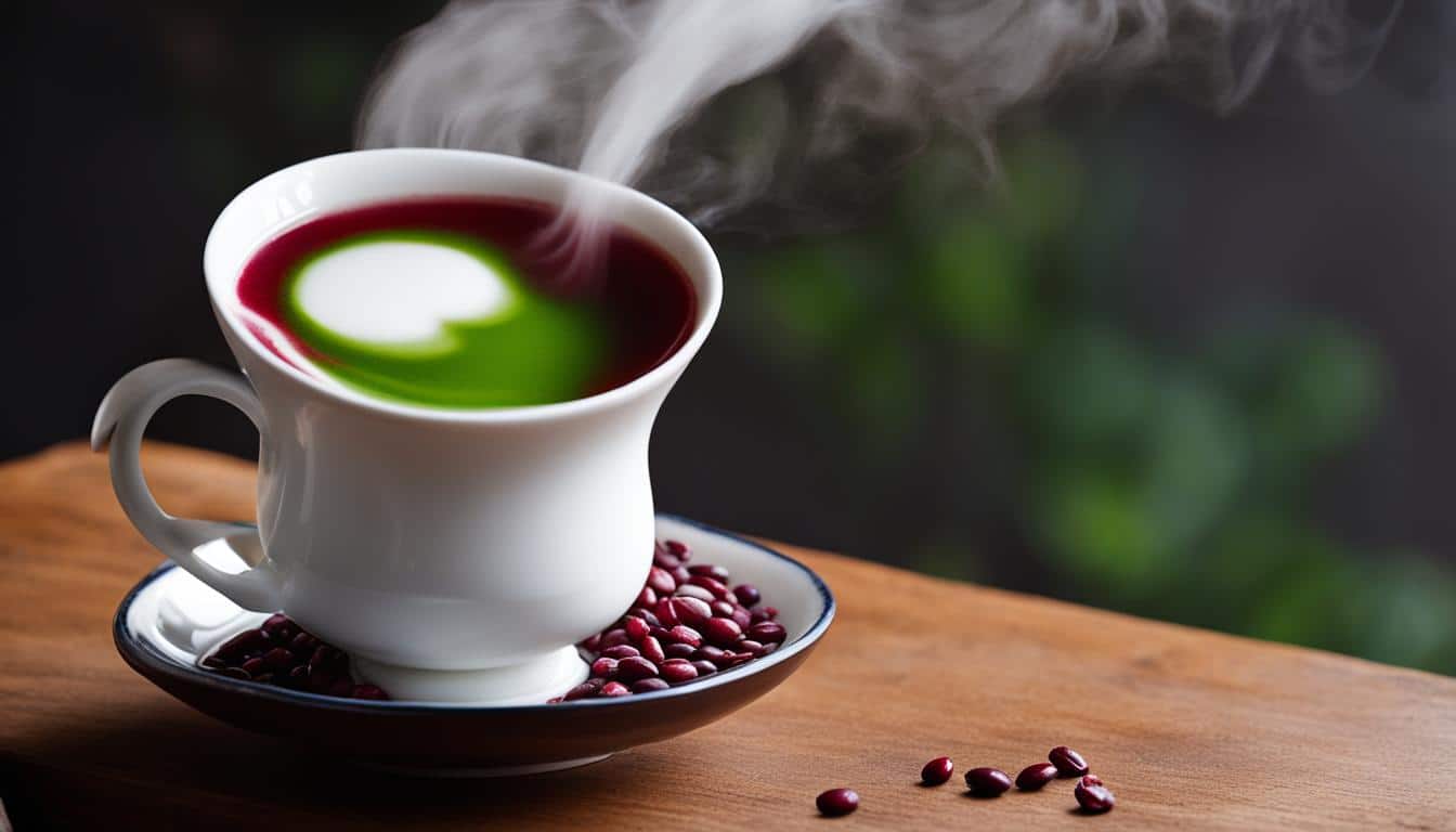 Matcha Red Bean Milk Tea